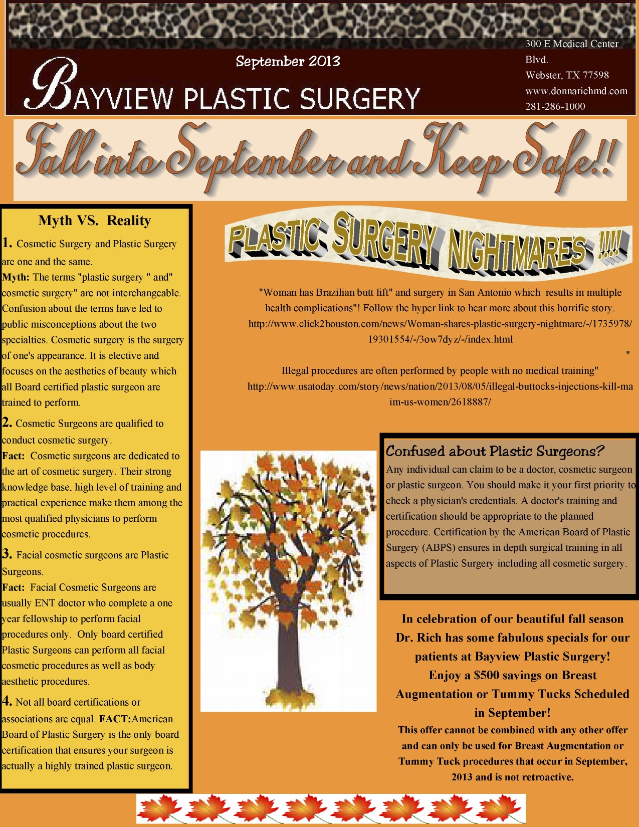September newsletter 2013